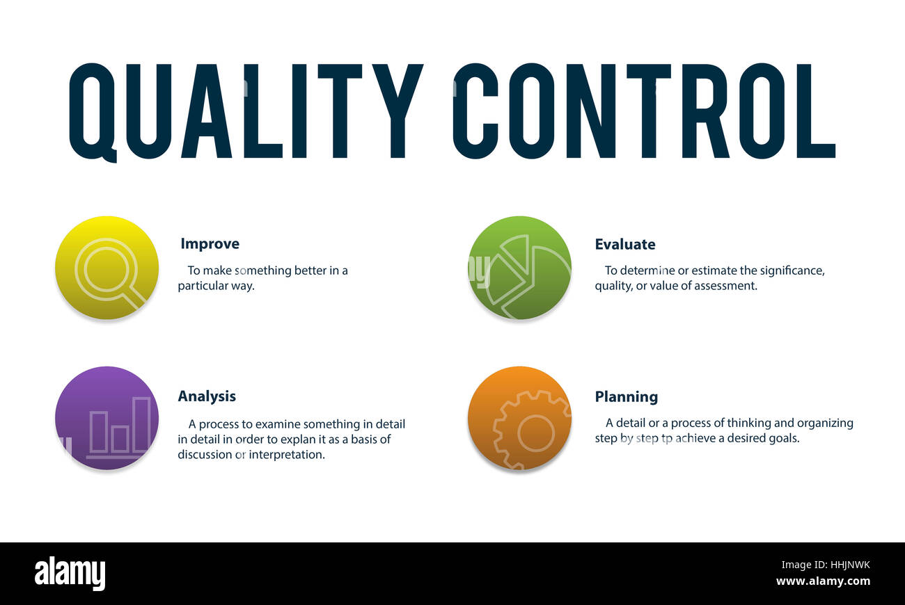 Quality Control Improve Strategy Concept Stock Photo