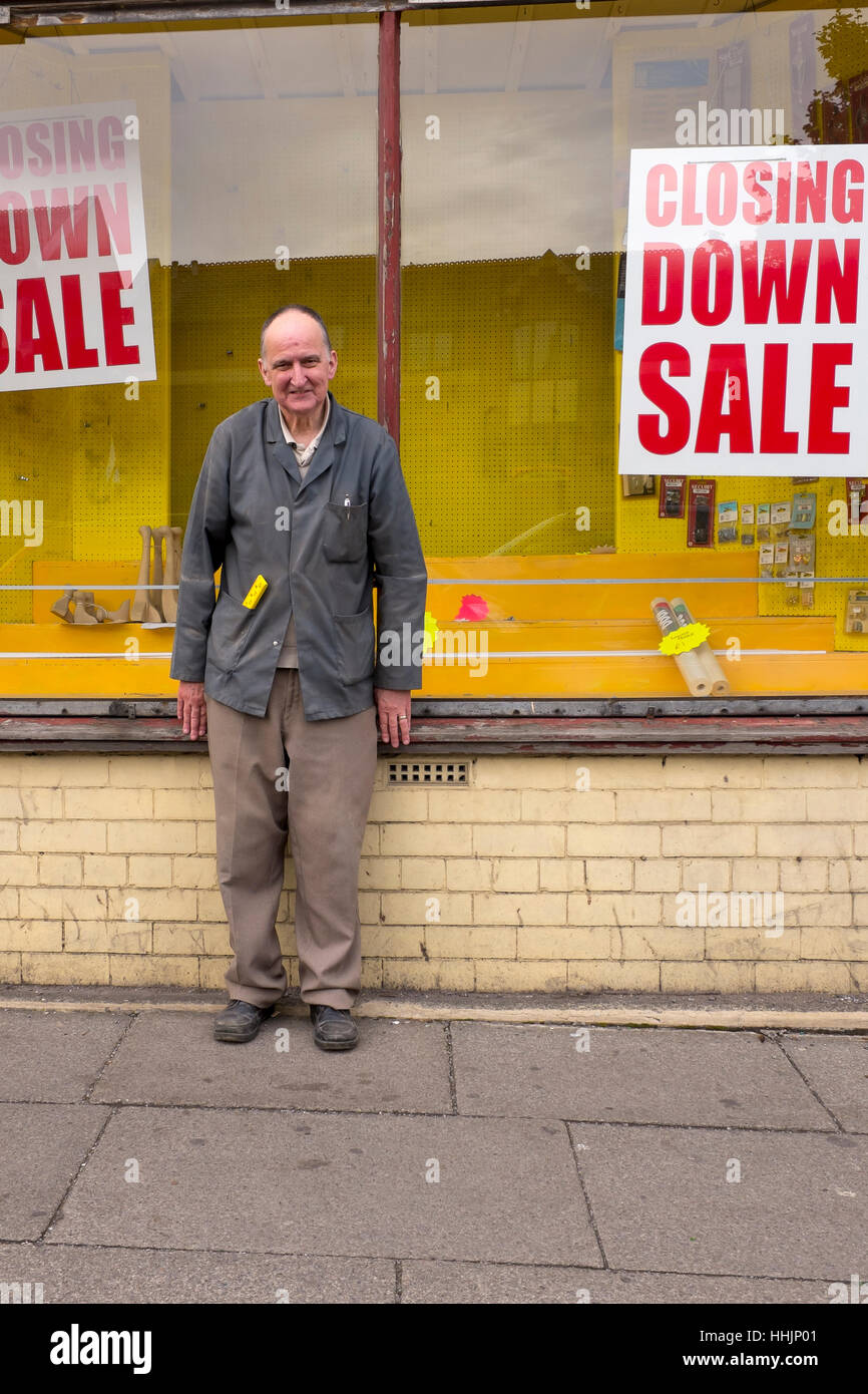 Roy's last day as owner and manager of the iconic Handyman hardware