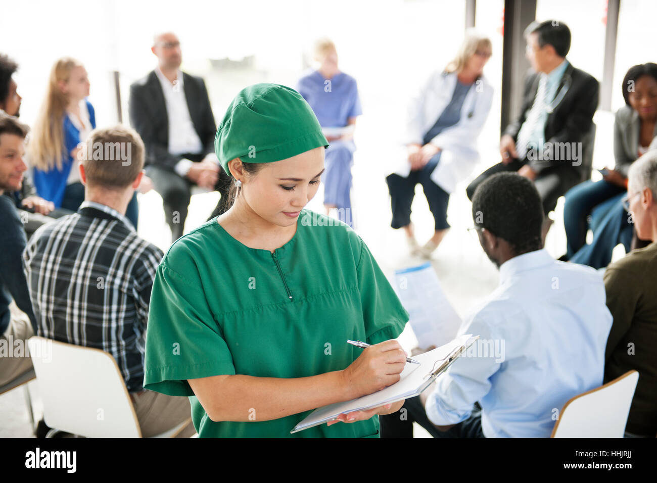 Doctor Patient Rehabilitation Counselor Psychology Medication Concept