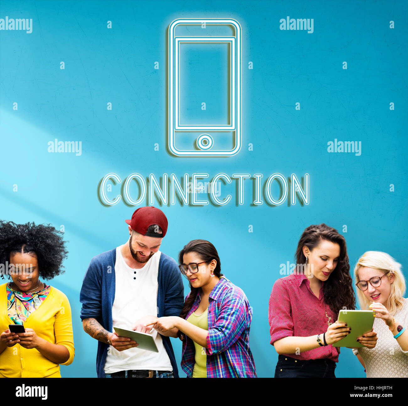 Communication Connection Internet Graphic Concept Stock Photo - Alamy