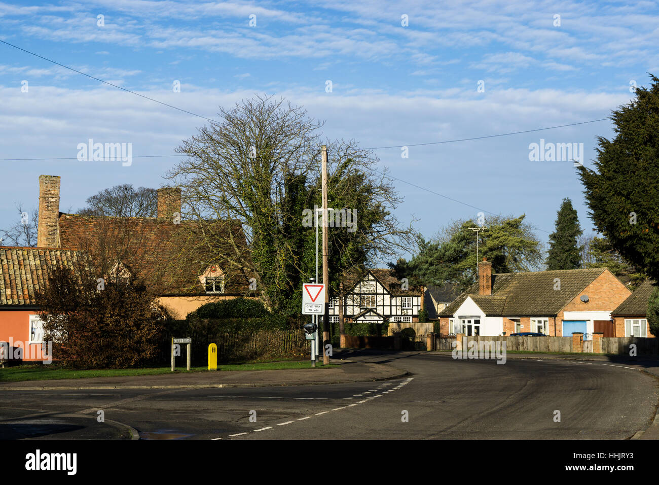 Junction Fen Road Coles Road Milton Village Cambridge Cambridgeshire