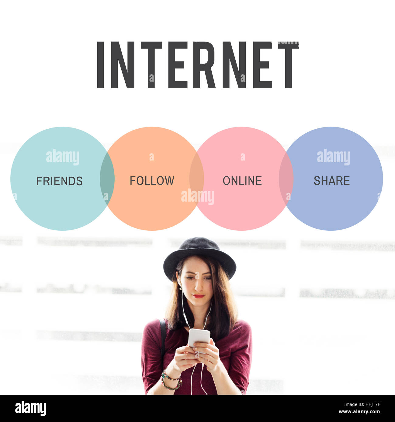 Communication Connection Networking Icon Concept Stock Photo - Alamy
