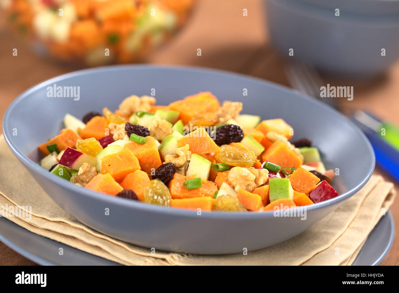 sweet potato and apple salad Stock Photo Alamy