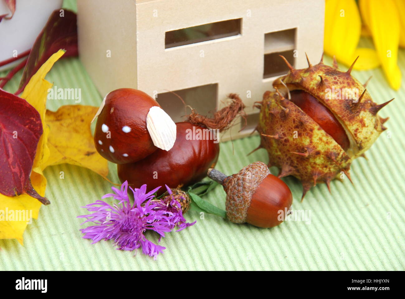 crafts with natural materials Stock Photo - Alamy