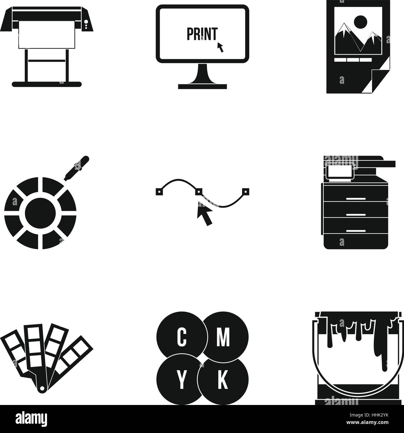 Simple photo printing process hi-res stock photography and images - Alamy
