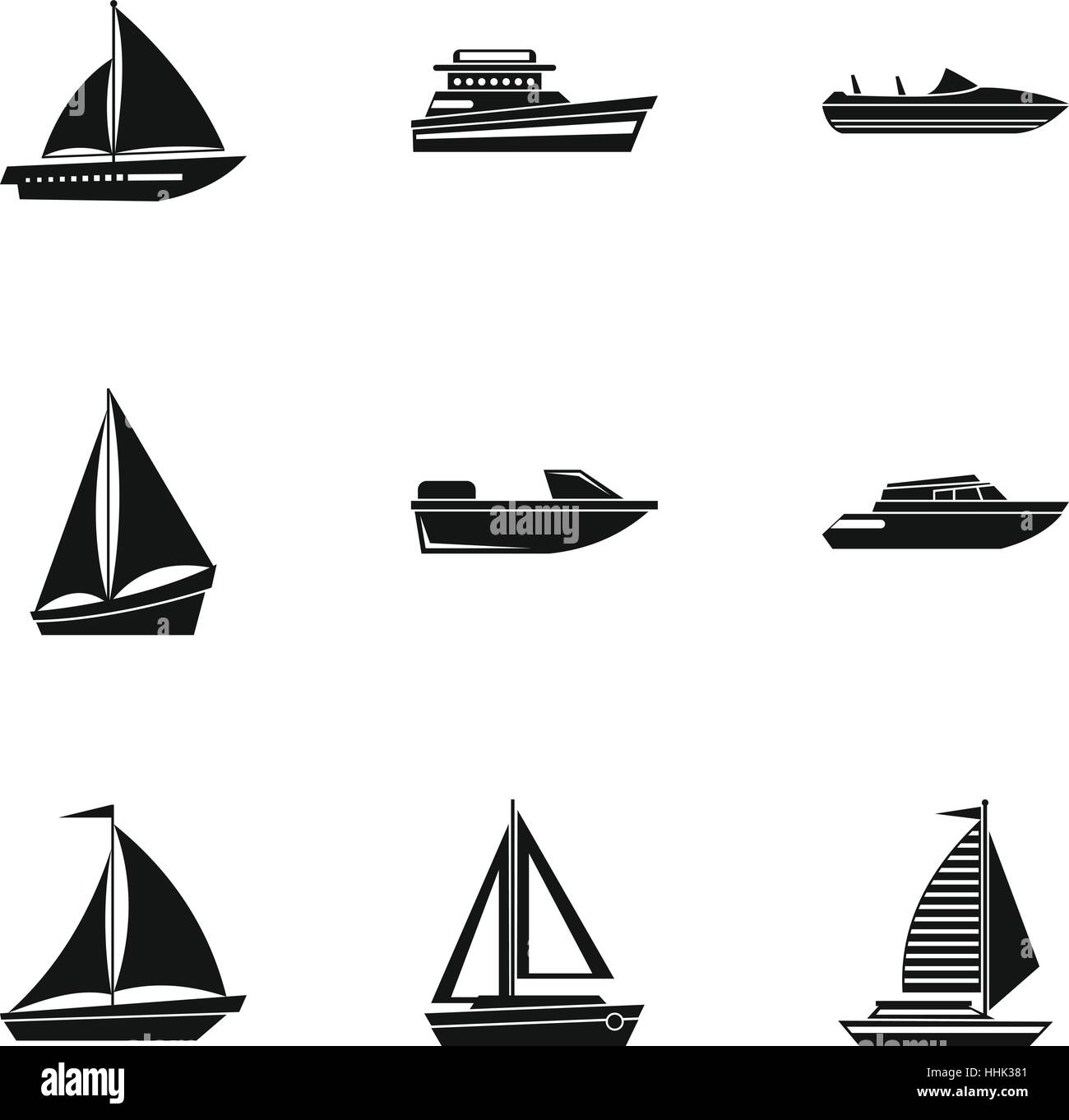 Small power boat Stock Vector Images - Alamy