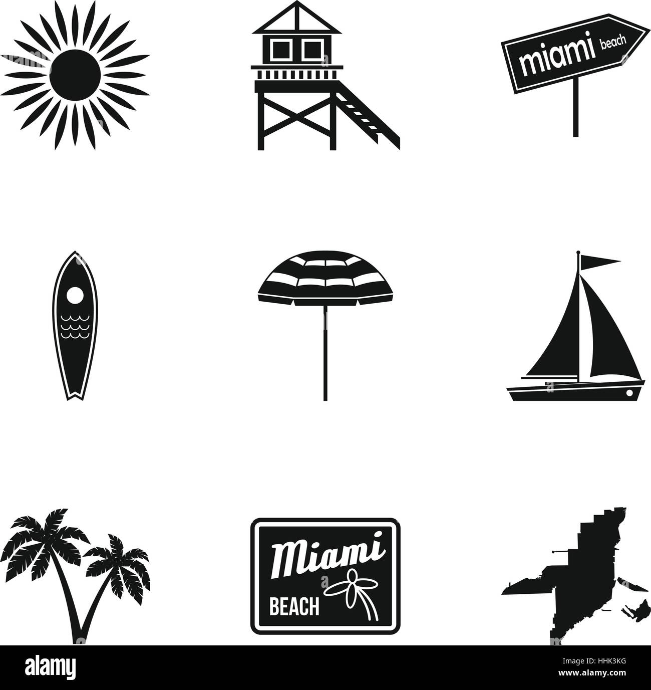 Paradise water tower Stock Vector Images - Alamy