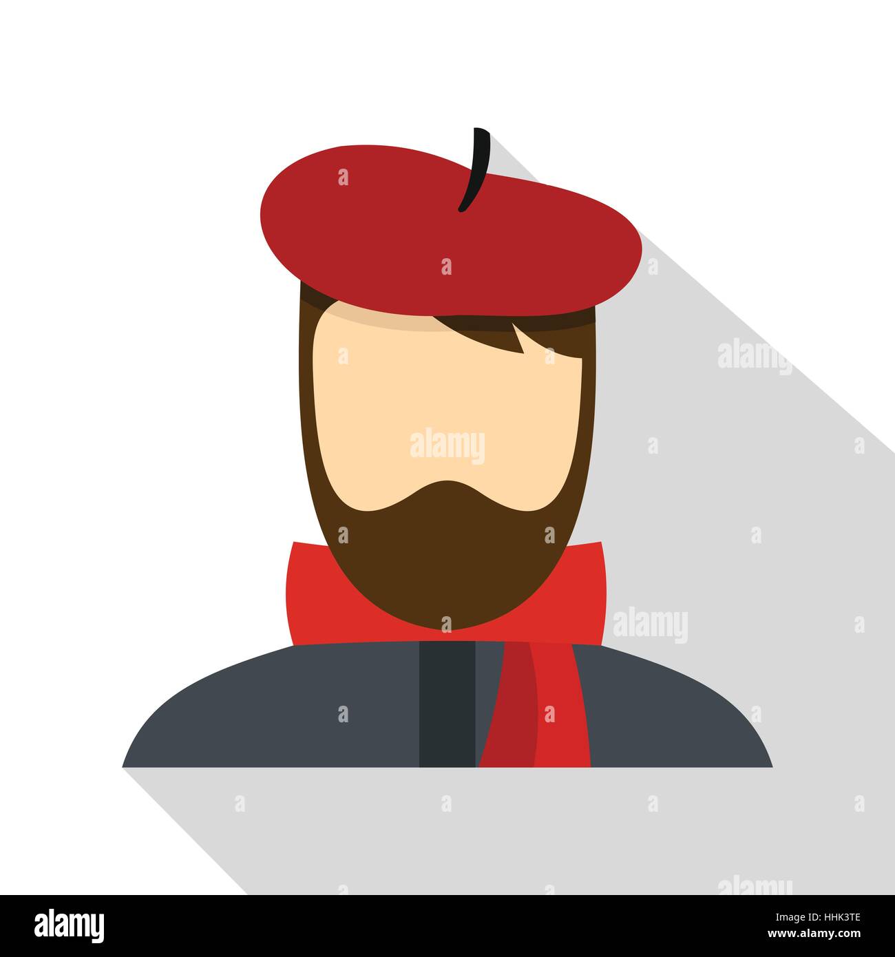 Artist icon, flat style Stock Vector Image & Art - Alamy
