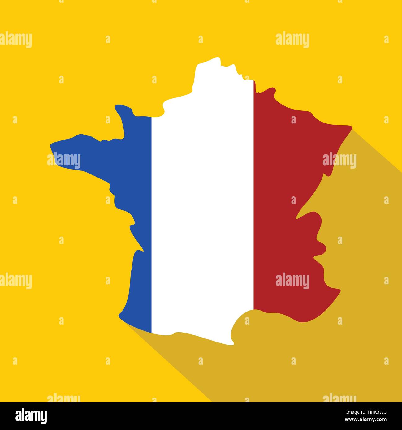France icon, flat style Stock Vector Image & Art - Alamy