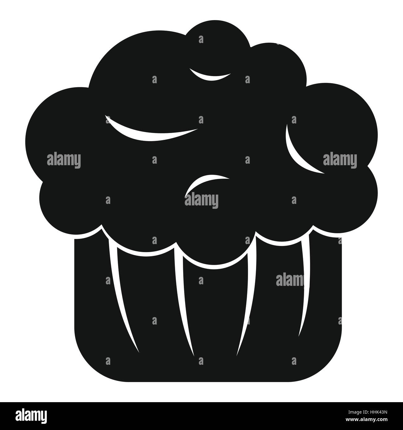 Cupcake icon, simple style Stock Vector Image & Art - Alamy