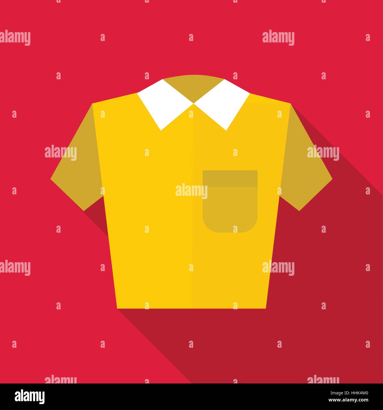 Polo shirt icon, flat style Stock Vector Image & Art - Alamy