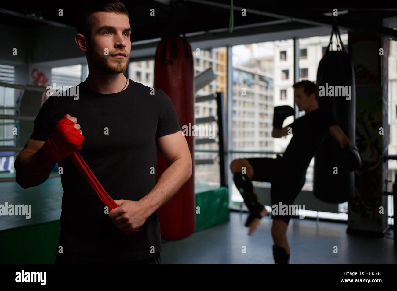 Boxercise Man High Resolution Stock Photography and Images - Alamy