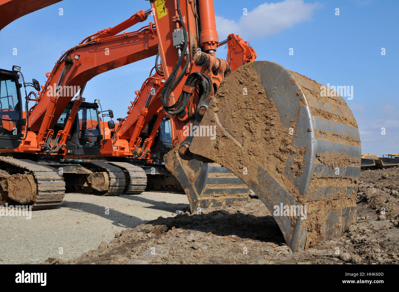 dredger, scoop, large construction site, construction site, hydraulics