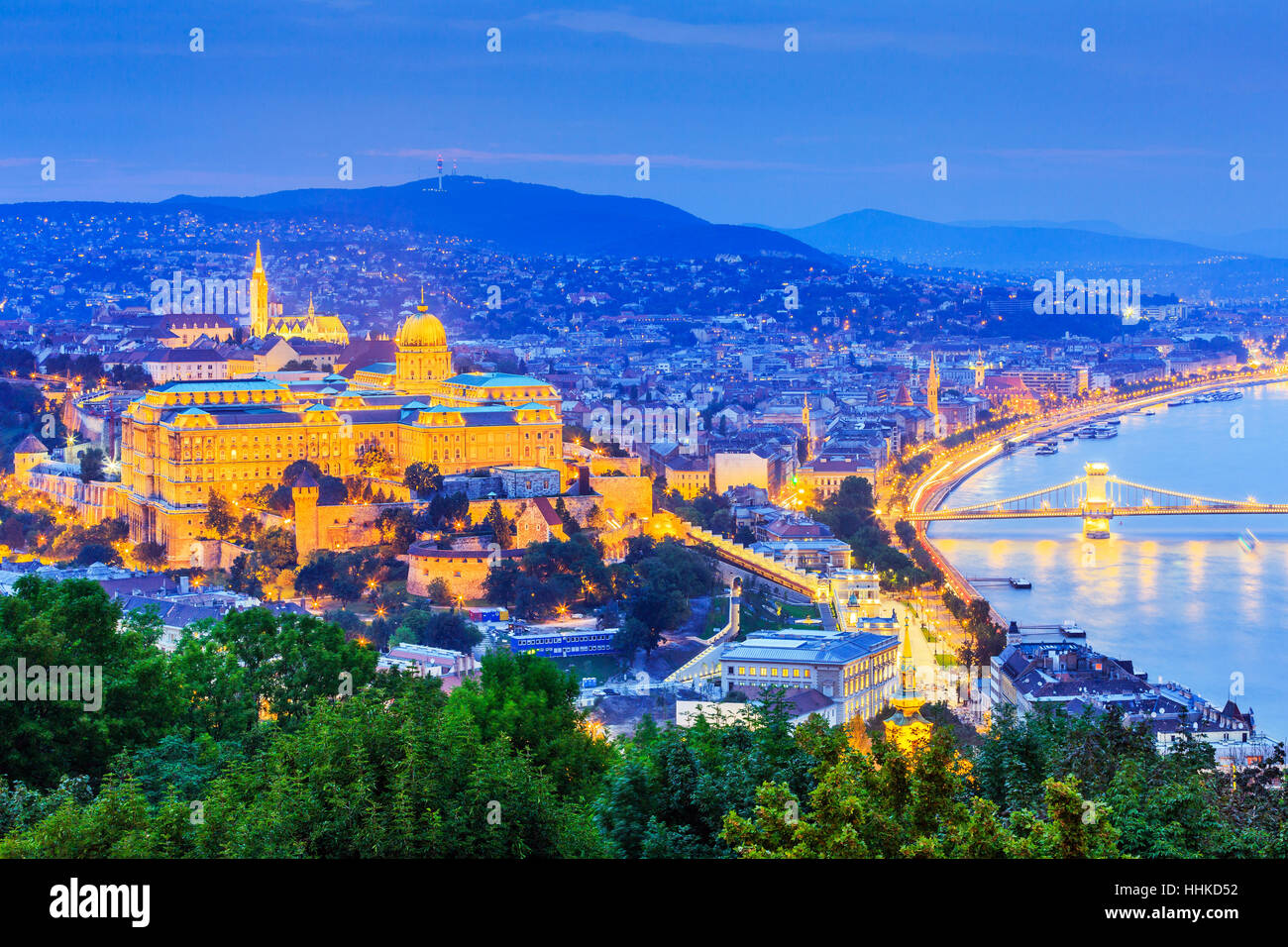Budapest view of buda castle hi-res stock photography and images - Alamy