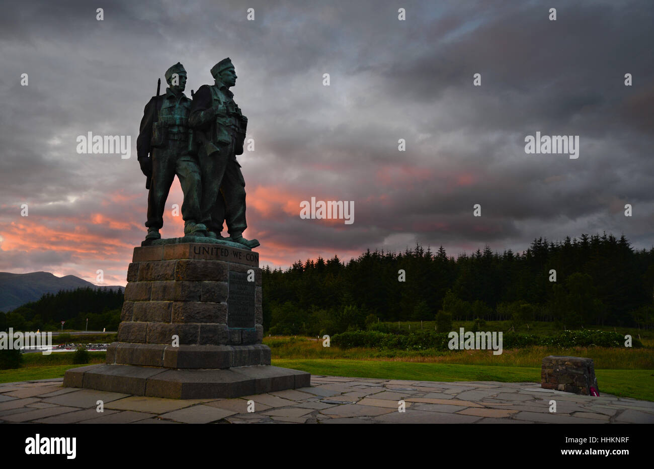 The Commando Memorial, Spean Bridge Stock Photo
