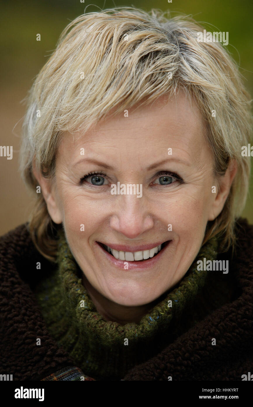 Senior woman blonde hair hi-res stock photography and images - Alamy