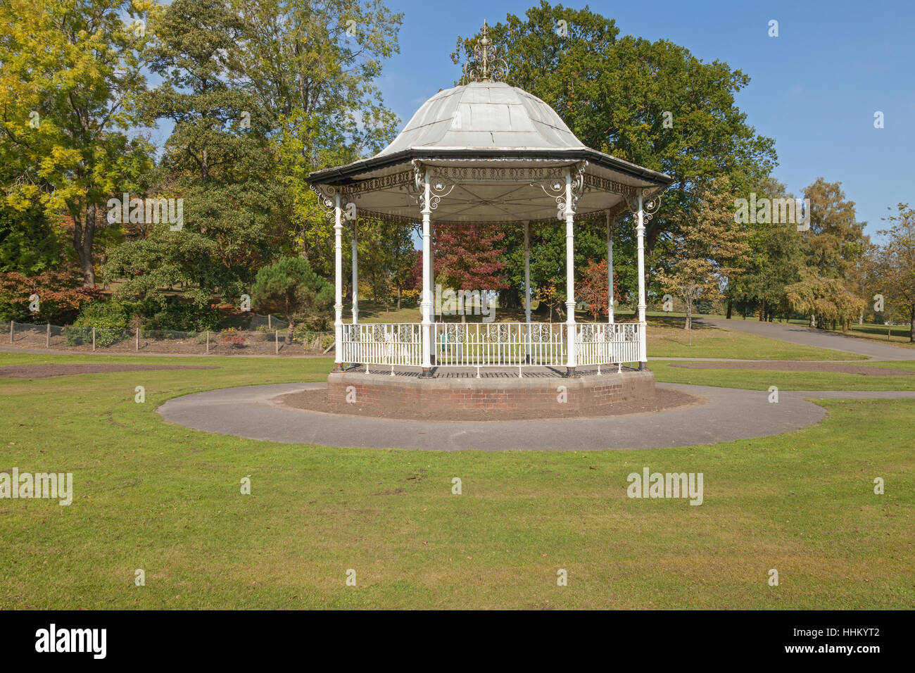 The Bandstand, Aberdare Park, Aberdare, Rhondda Cynon Taf, South Wales, UK Stock Photo Alamy
