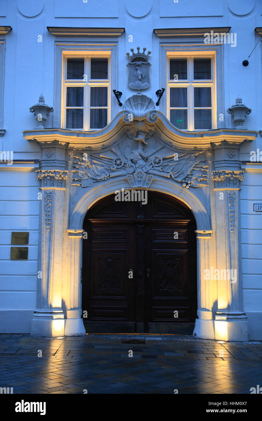 House in the old town, Bratislava, Slovakia, Europa Stock Photo Alamy