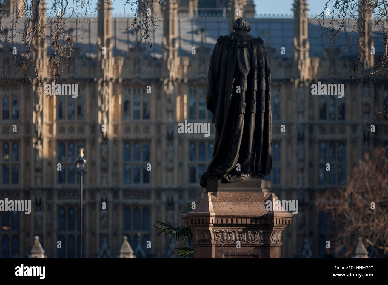 The monument to Benjamin Disraeli, Earl of Beaconsfield with the