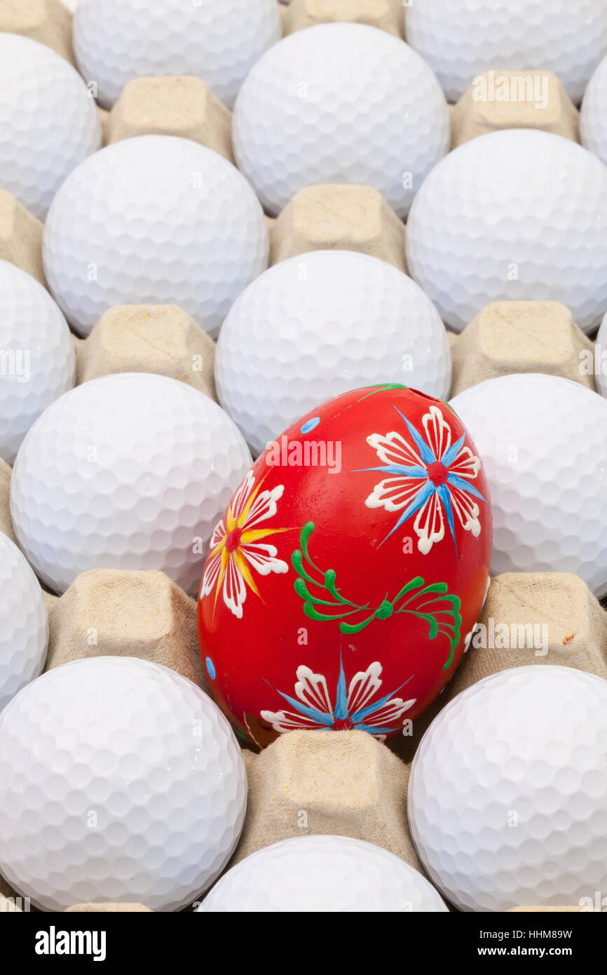 Golf balls in egg hires stock photography and images Alamy