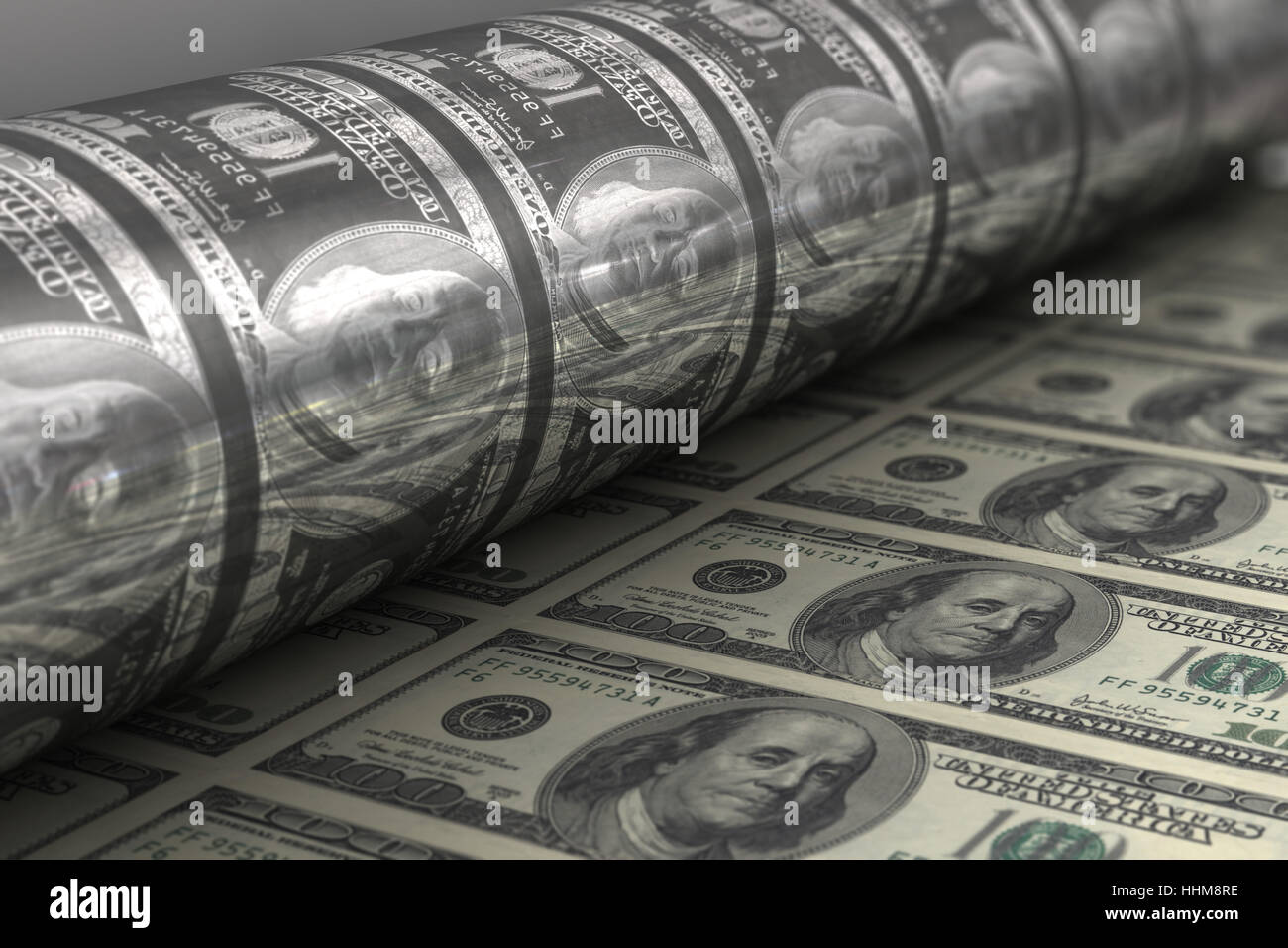 the printing press of the united states Stock Photo Alamy