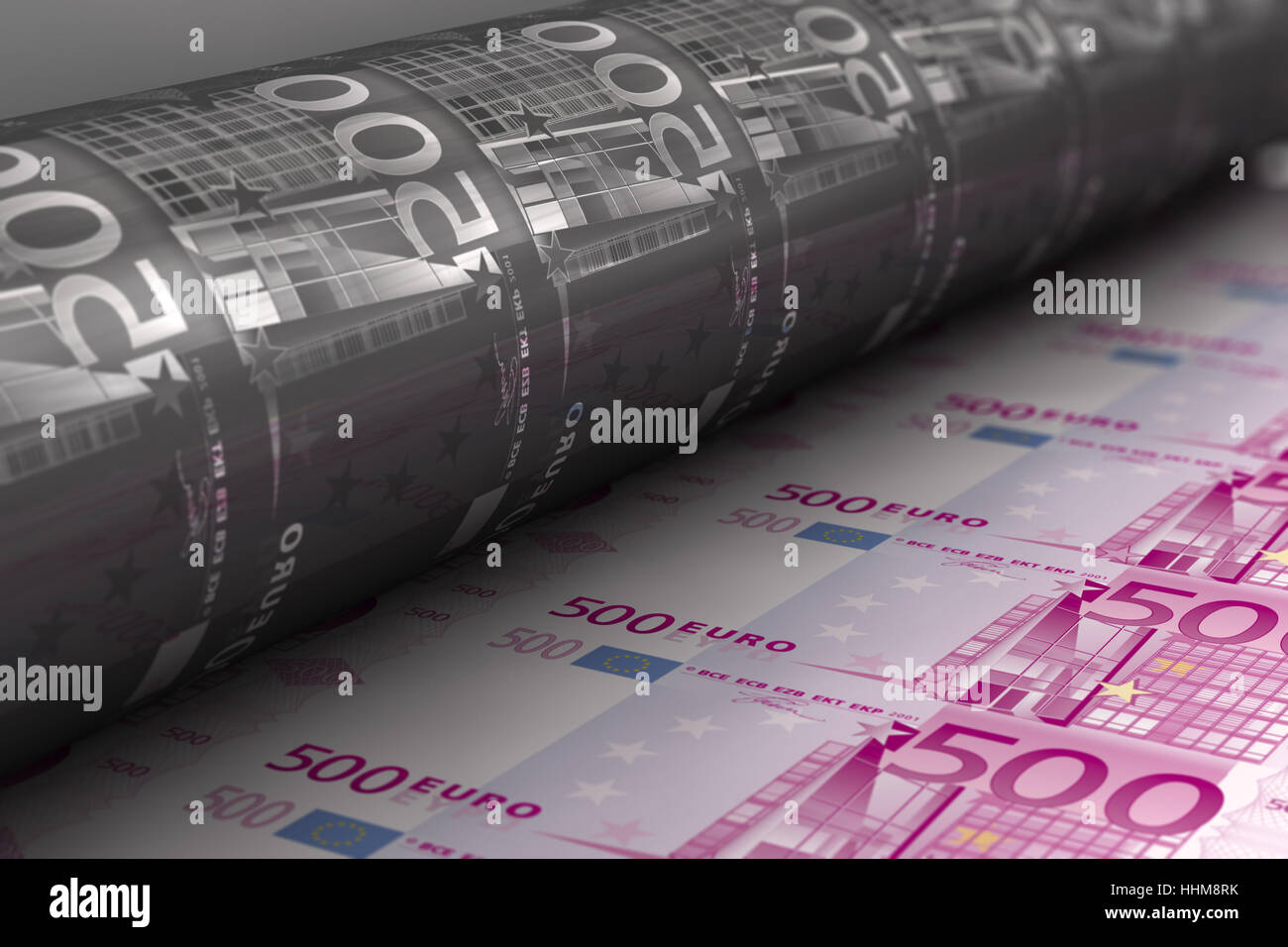 the european printing press Stock Photo Alamy