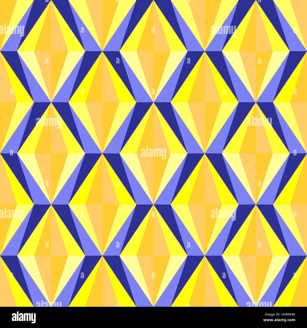 Modern zigzag and diamond tile pattern made of triangles seamless