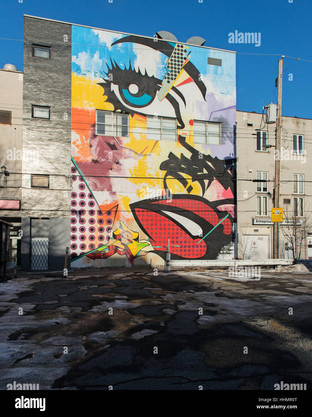 View Of Old Montreal Skyline from Terrace/Rooftop Bar/Restaurant