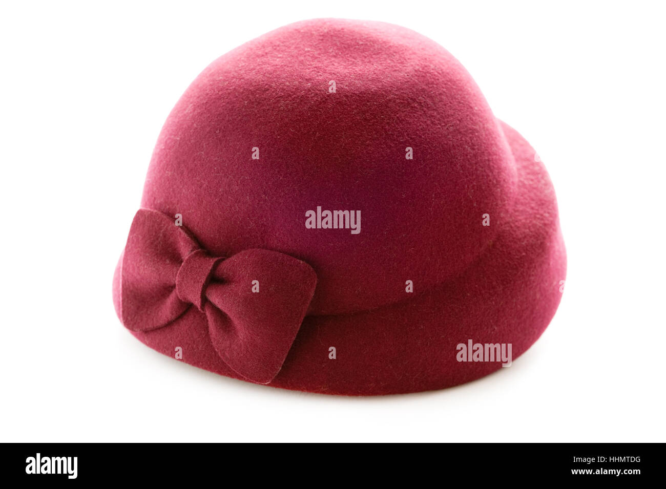Gerard: Straw Cloche Derby Hat with Pink Bow