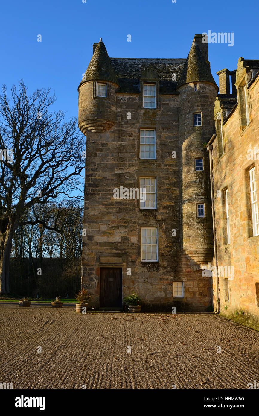 Kellie Castle, dating from the 14th century, near Anstruther in the