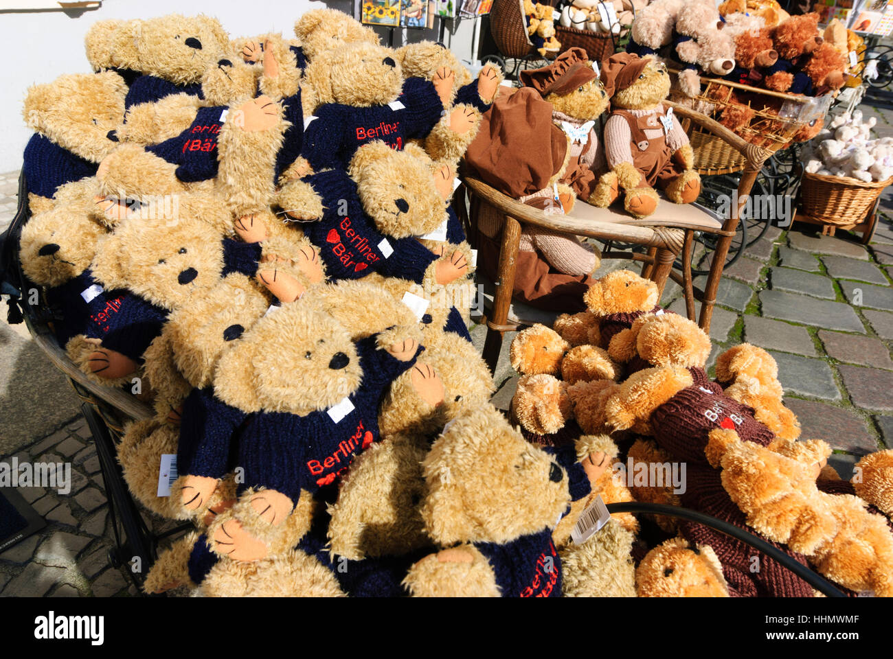 Berlin: Berlin bears as souvenirs, , Berlin, Germany Stock Photo - Alamy