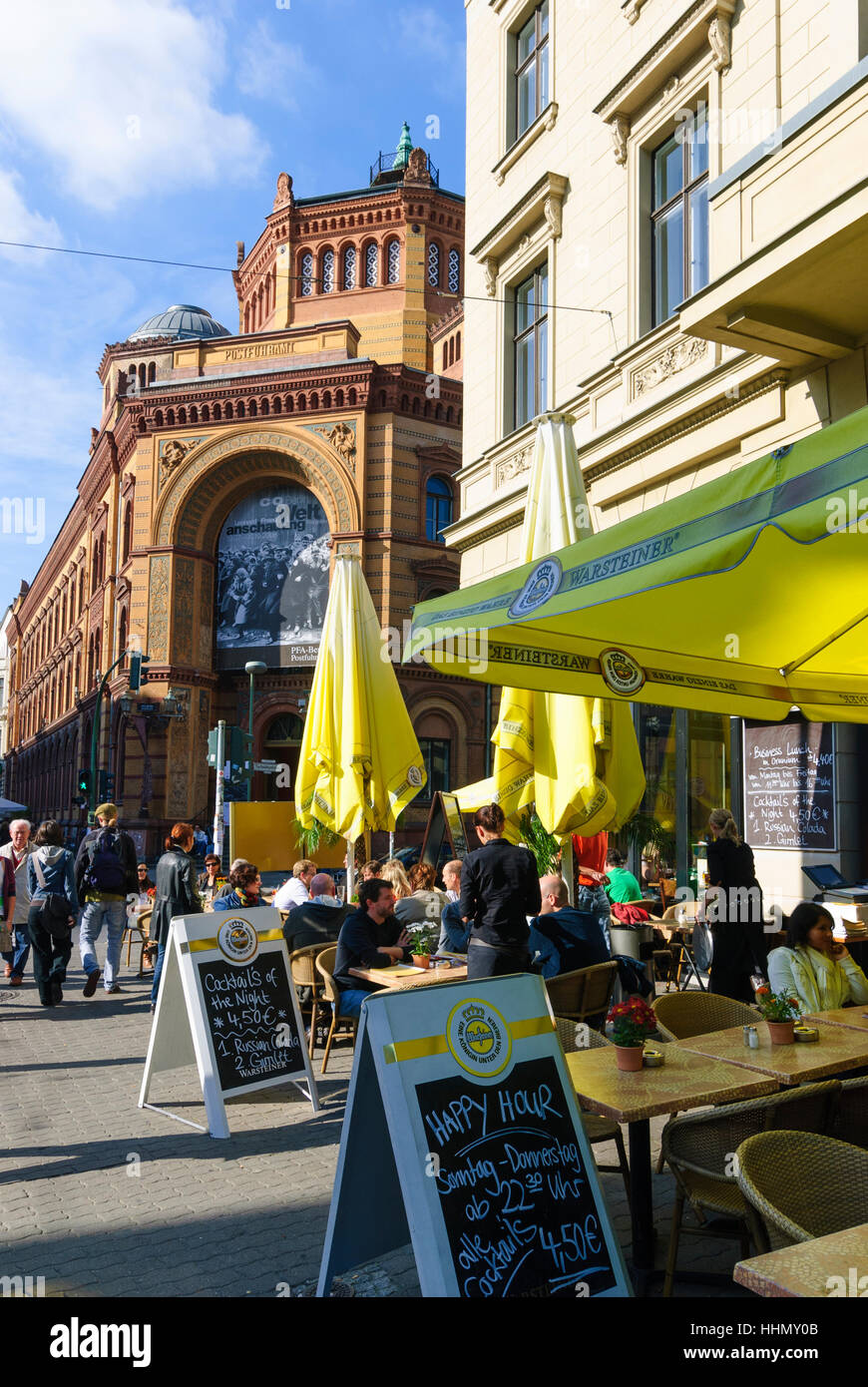 Berlin Oranienburger Straße with former Postfuhramt, , Berlin, Germany Stock Photo Alamy