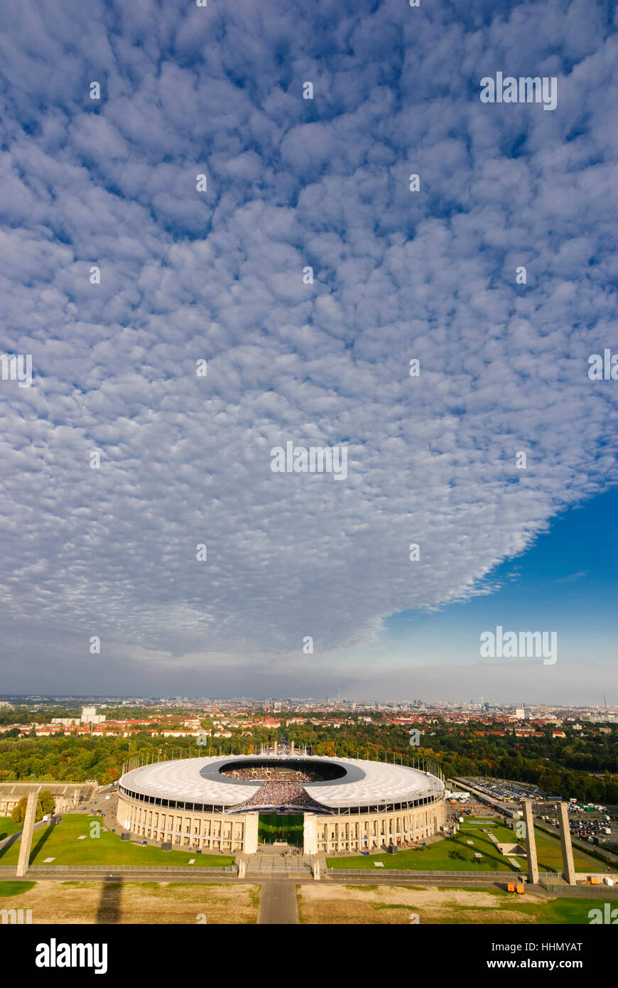 Berlin: Olympiastadion (Olympic Stadium), , Berlin, Germany Stock Photo