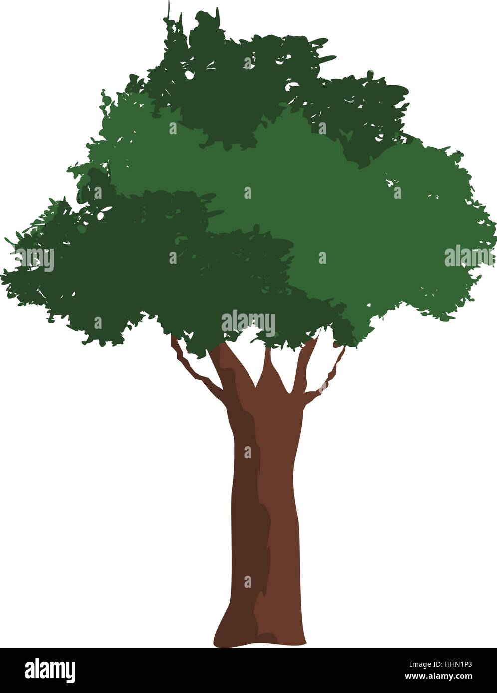 green tree icon Stock Vector Image & Art - Alamy