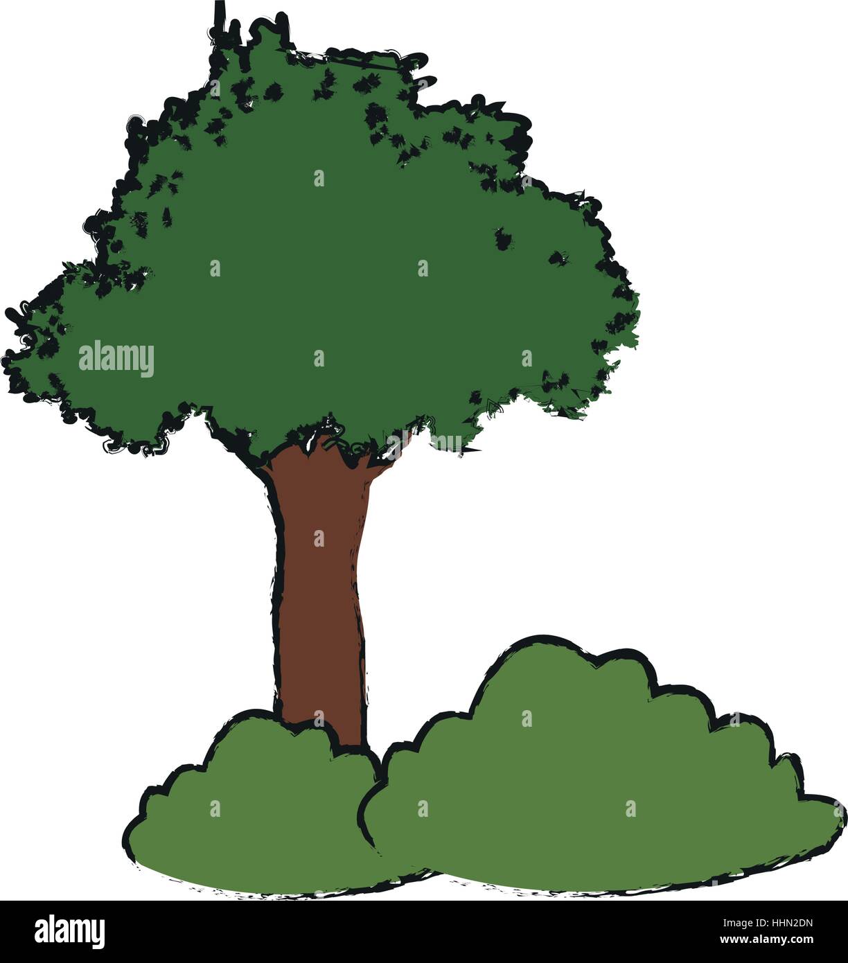 green tree icon Stock Vector Image & Art - Alamy