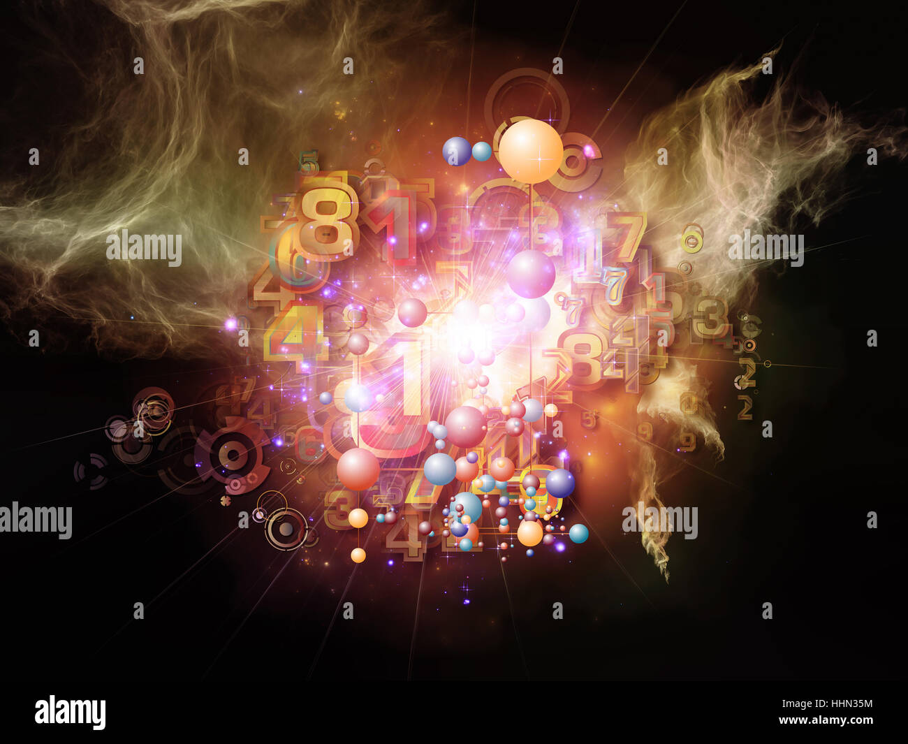 calculation, arrangement, composition, science, research, communication ...