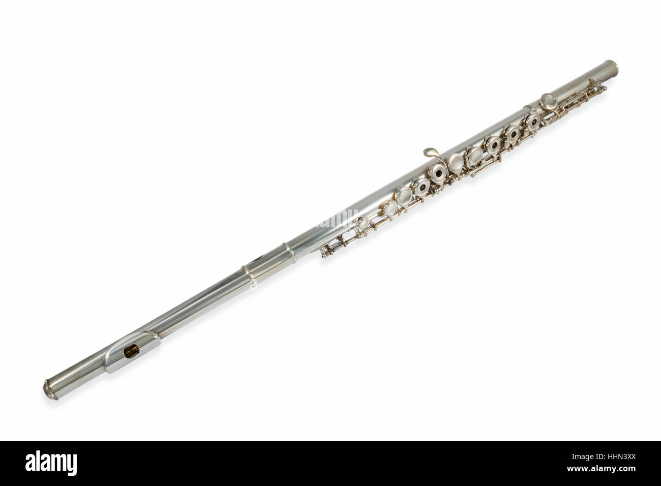 Long lying flute isolated on white background Stock Photo Alamy