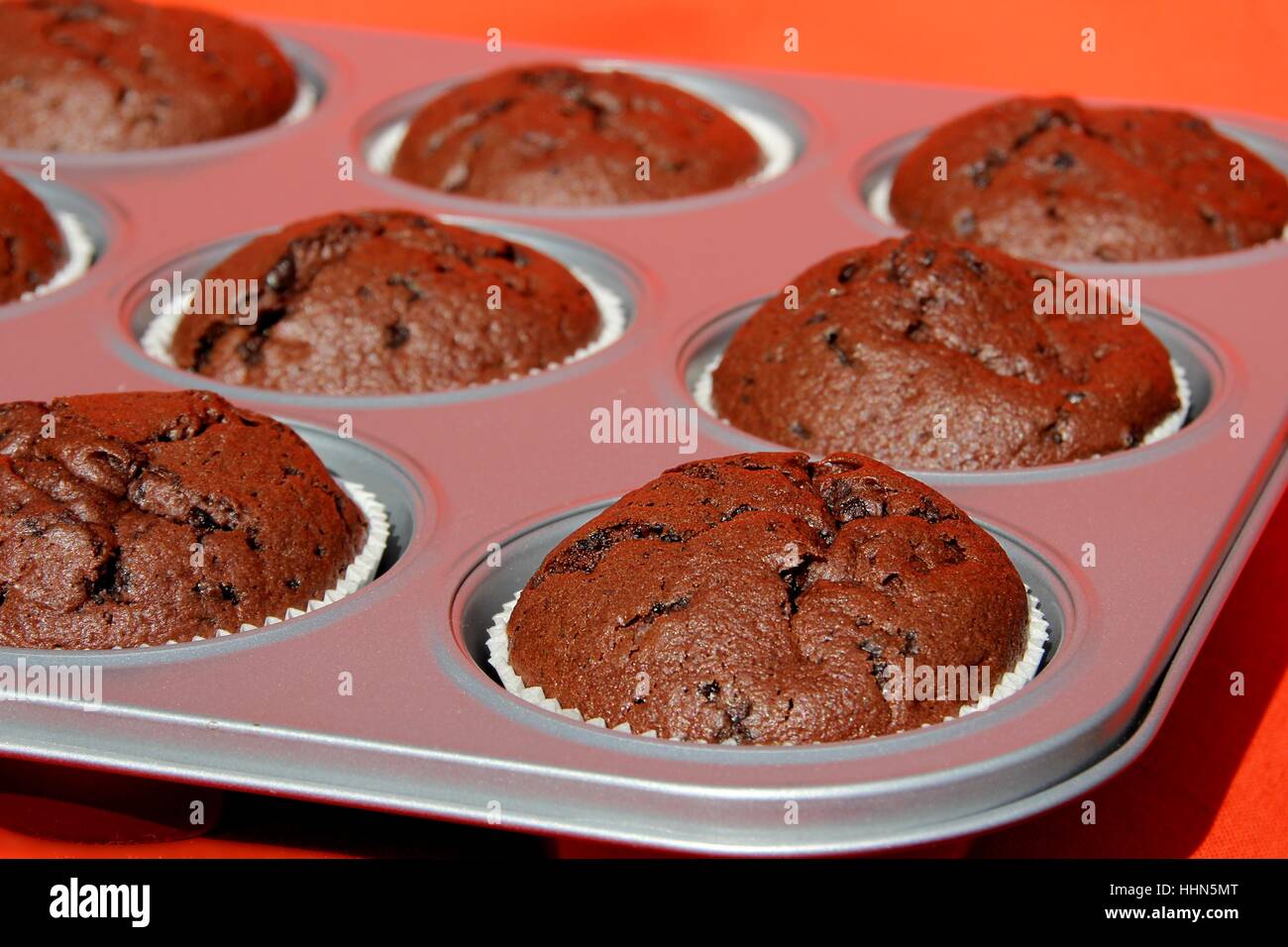 delicious chocolate muffins Stock Photo - Alamy