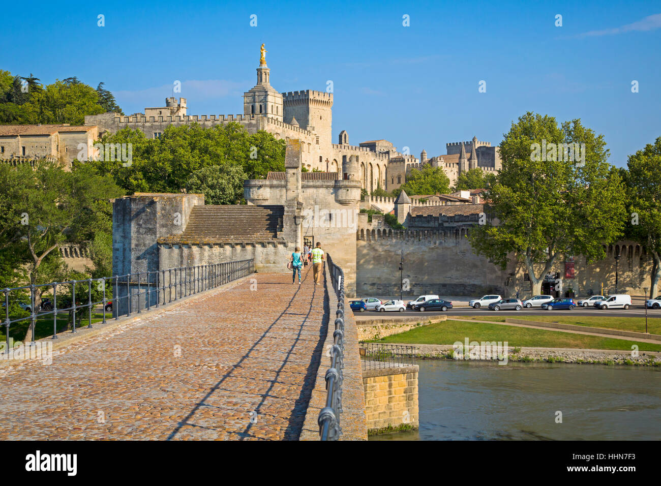 Avignon Provence Alpes C te D Azur France Palais Des Papes And Pont 