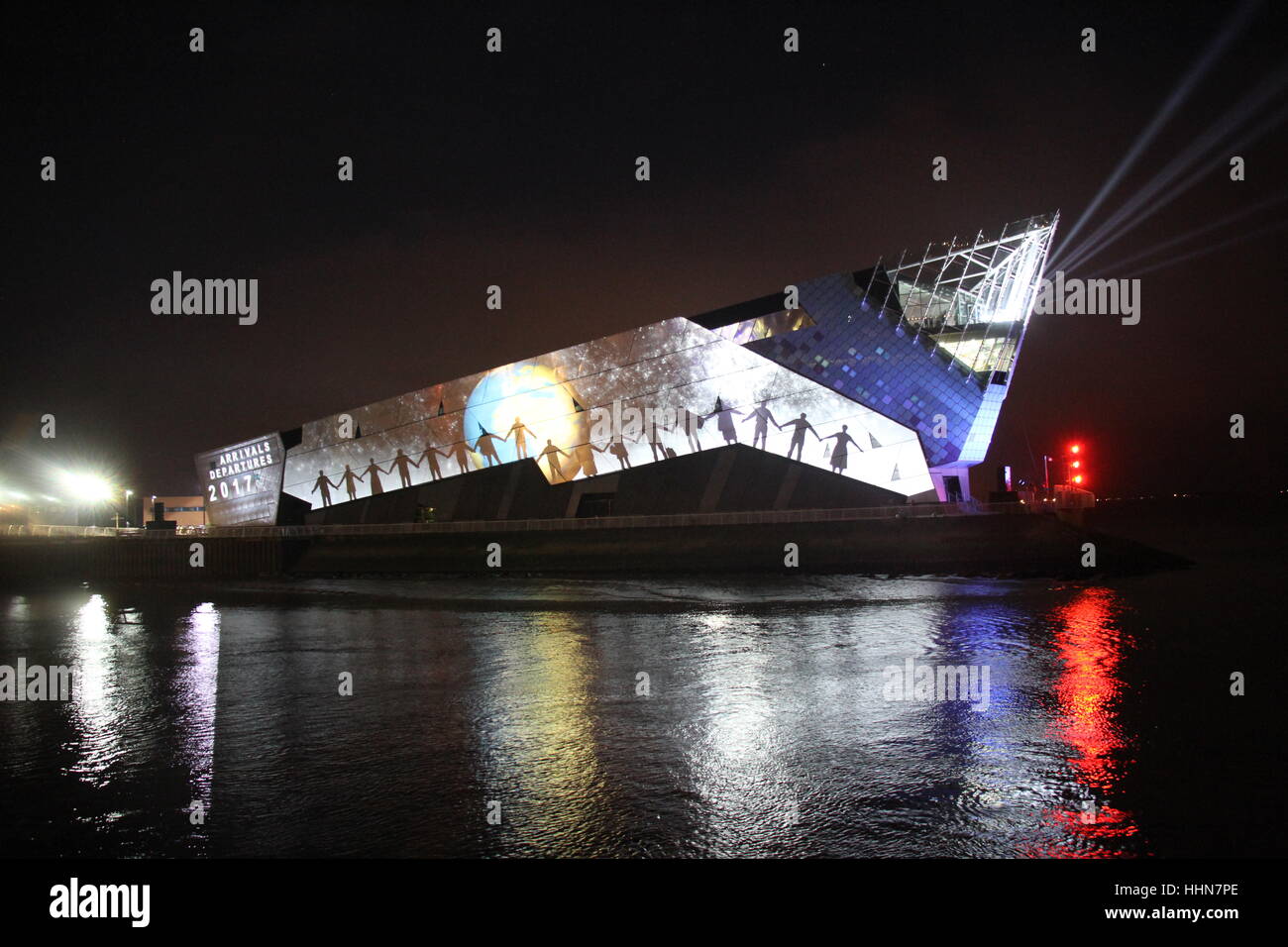 Hull City of Culture 2017 Made in Hull Light Projection Show at The