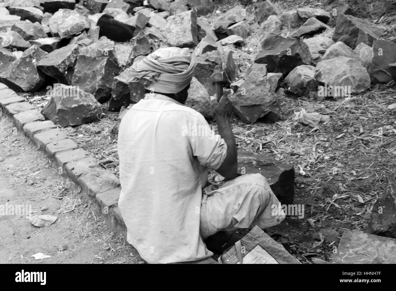 Stone crusher Stock Photo