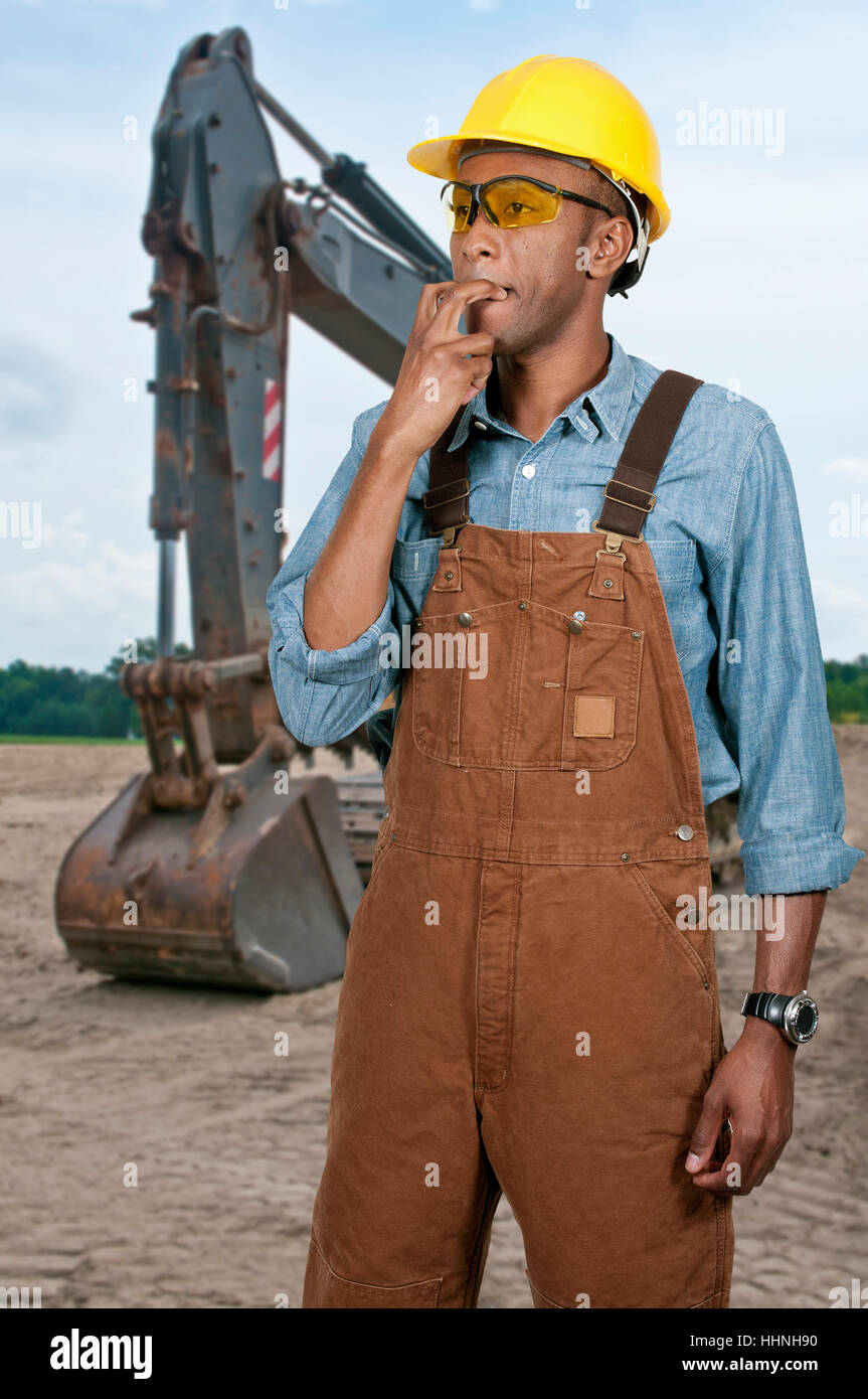 sign, signal, men, man, call, american, industry, industrial, male, masculine, Stock Photo