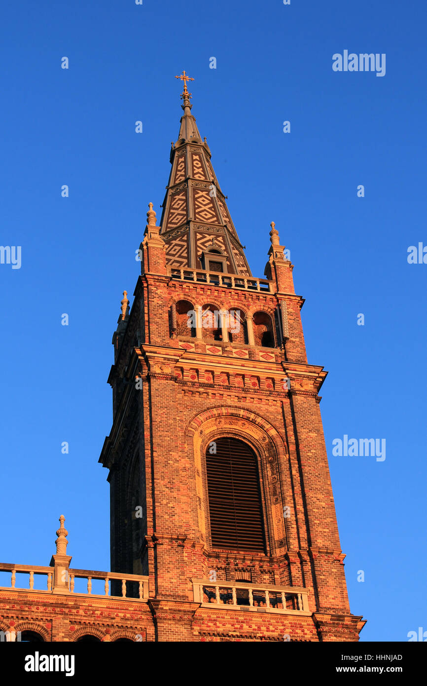 church, vienna, towers, style of construction, architecture, architectural Stock Photo