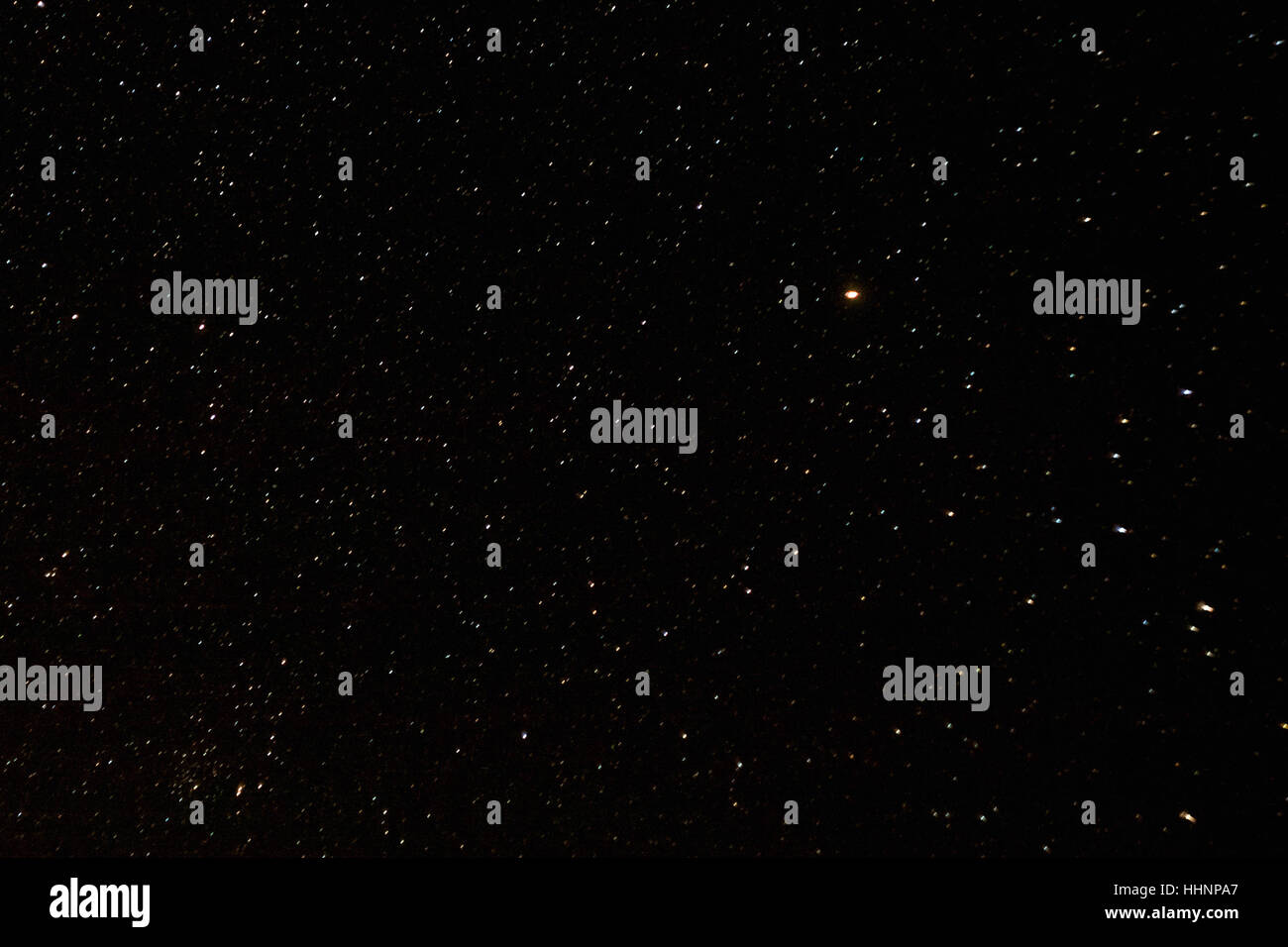 Natural Background With Black Night Starry Sky And Many Stars Stock ...