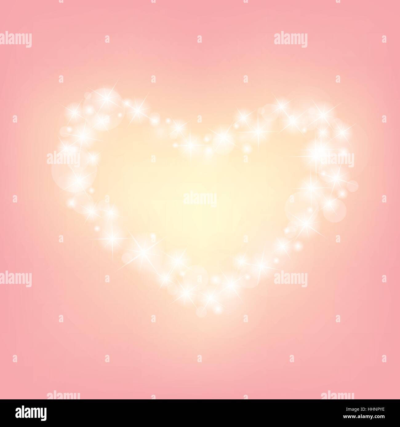 romantic sparkle abstract background, heart glitter sparking with pink
