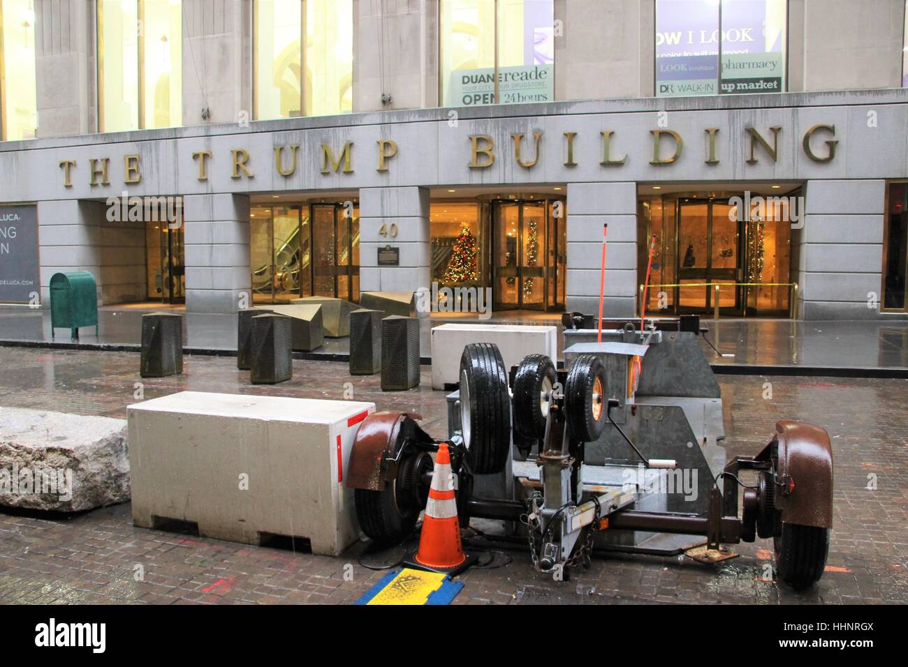 Trump Building  40 Wall Street, New York Stock Photo