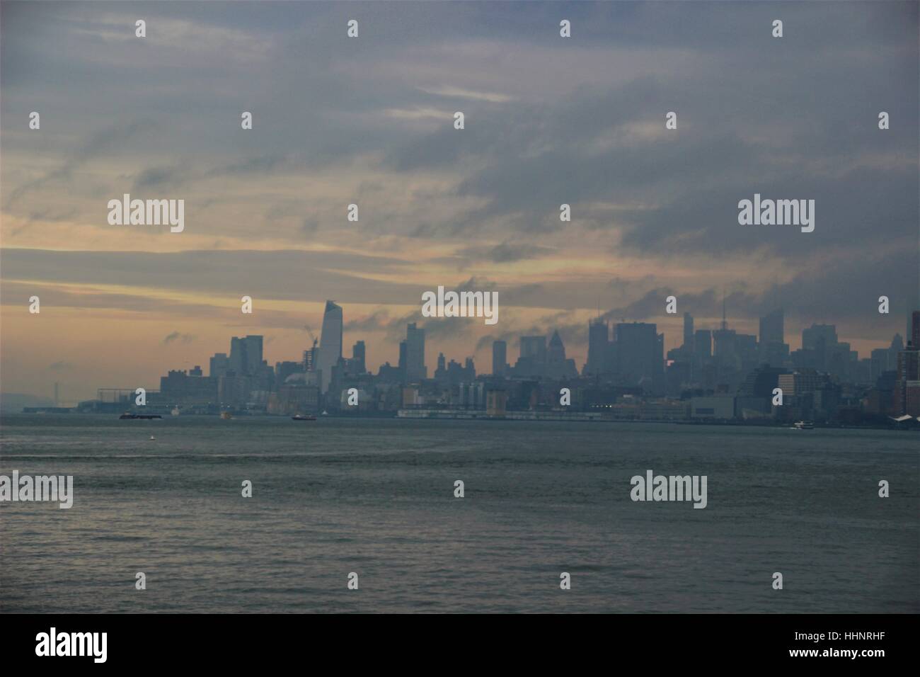 View of New York, Manhattan skyline Stock Photo - Alamy