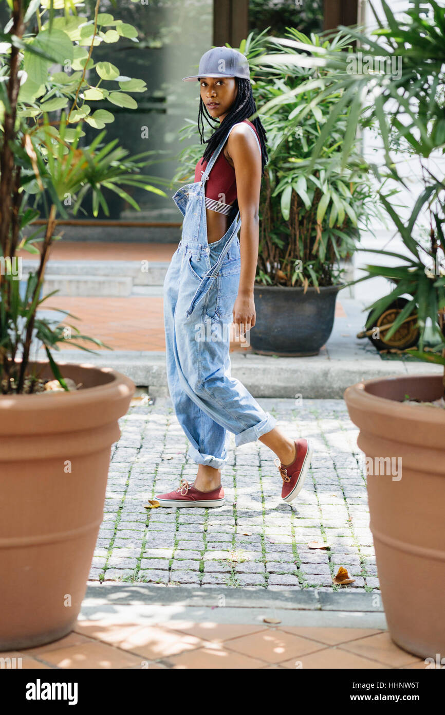 Asian women walking street hi-res stock photography and images - Alamy