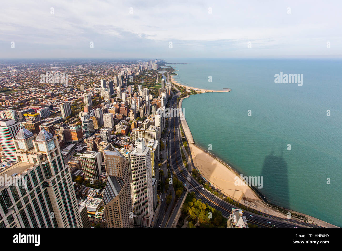 Waterfront cityscape, Chicago, Illinois, United States Stock Photo Alamy