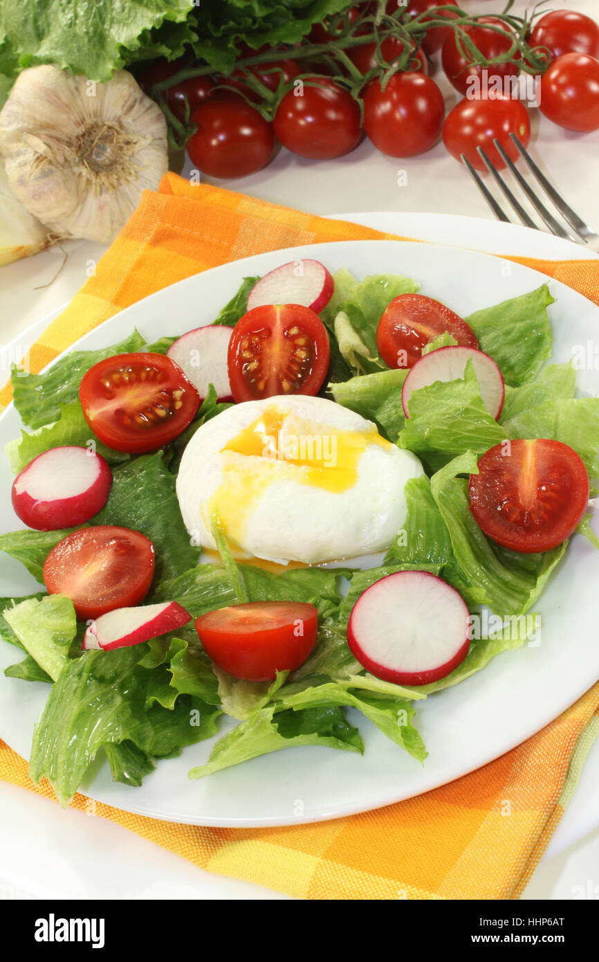 poached egg Stock Photo